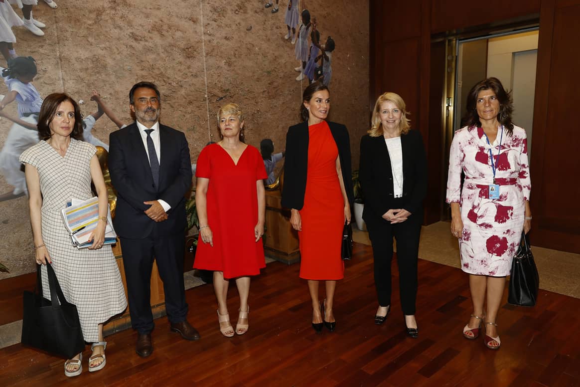 Photo Credits: La reina Letizia de España en la sede de Unicef en Nueva York. Casa de S.M. el Rey, fotografía de cortesía.