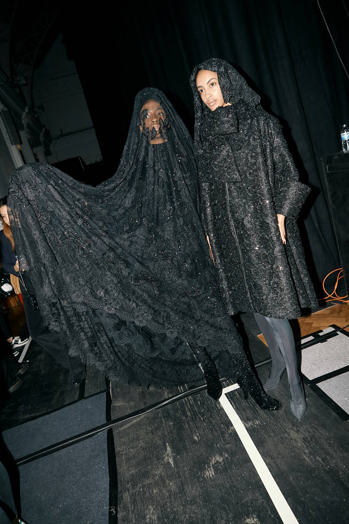 Image: Richard Quinn SS23, Backstage by Eeva Rinne, British Fashion Council