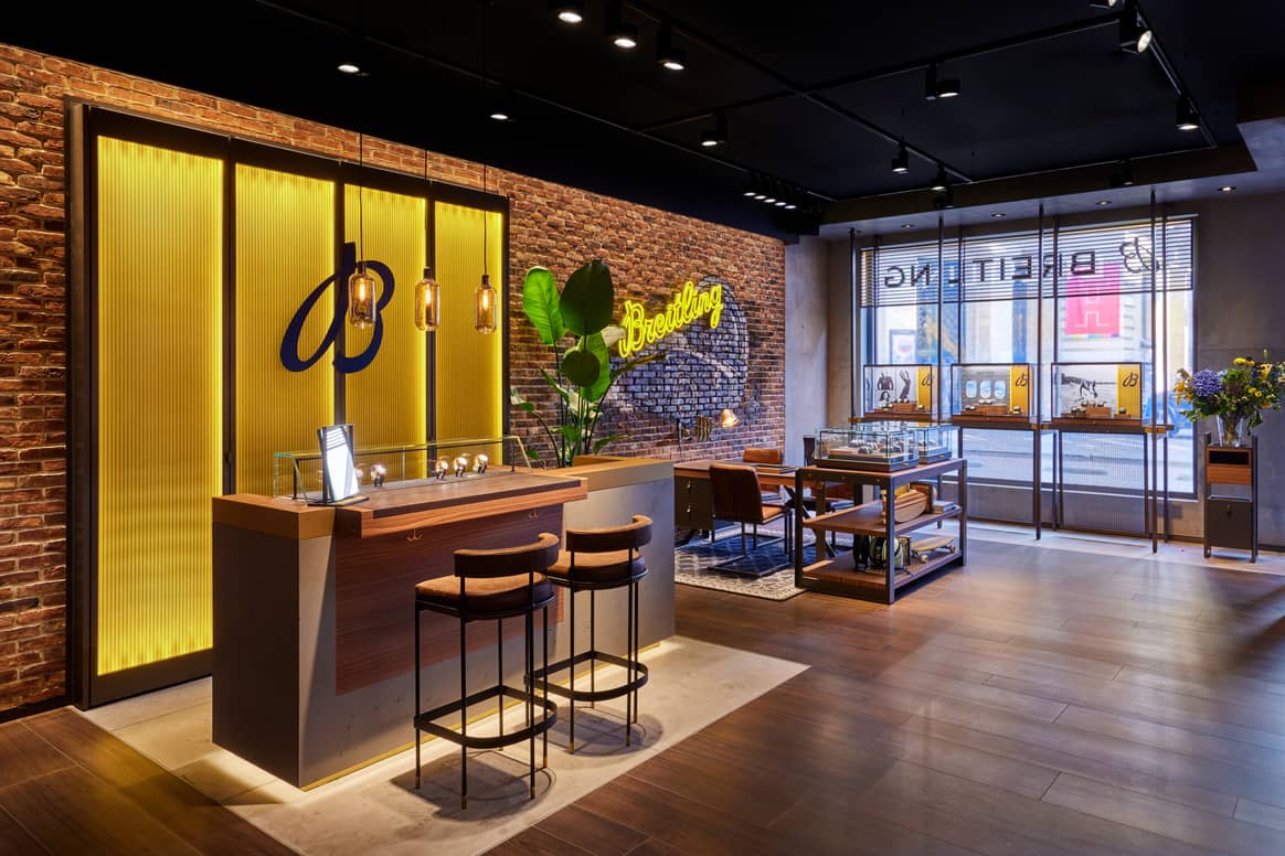 De eerste Belgische Breitling-winkel. Beeld via Breitling / Tandem