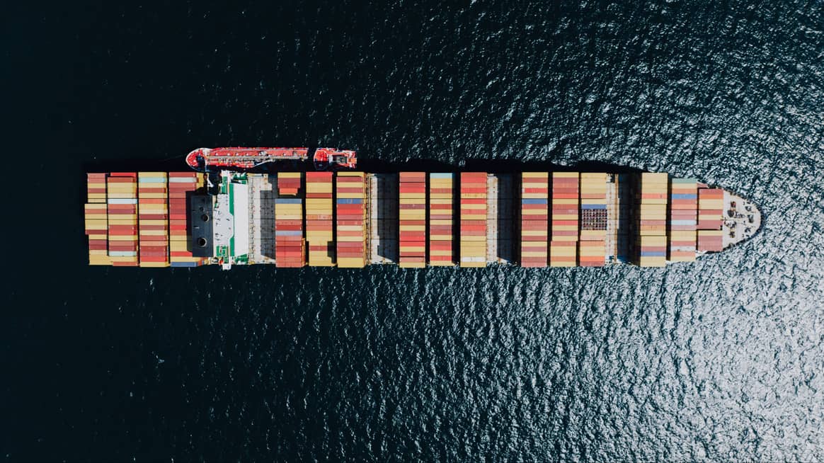 Imagen que ilustra el transporte marítimo. Vía Pexels.
