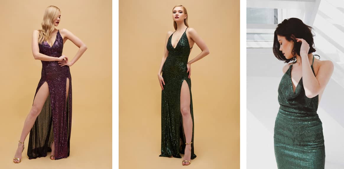 Gowns Vegas, Roberto and Rio by Nadia’s Eveningwear