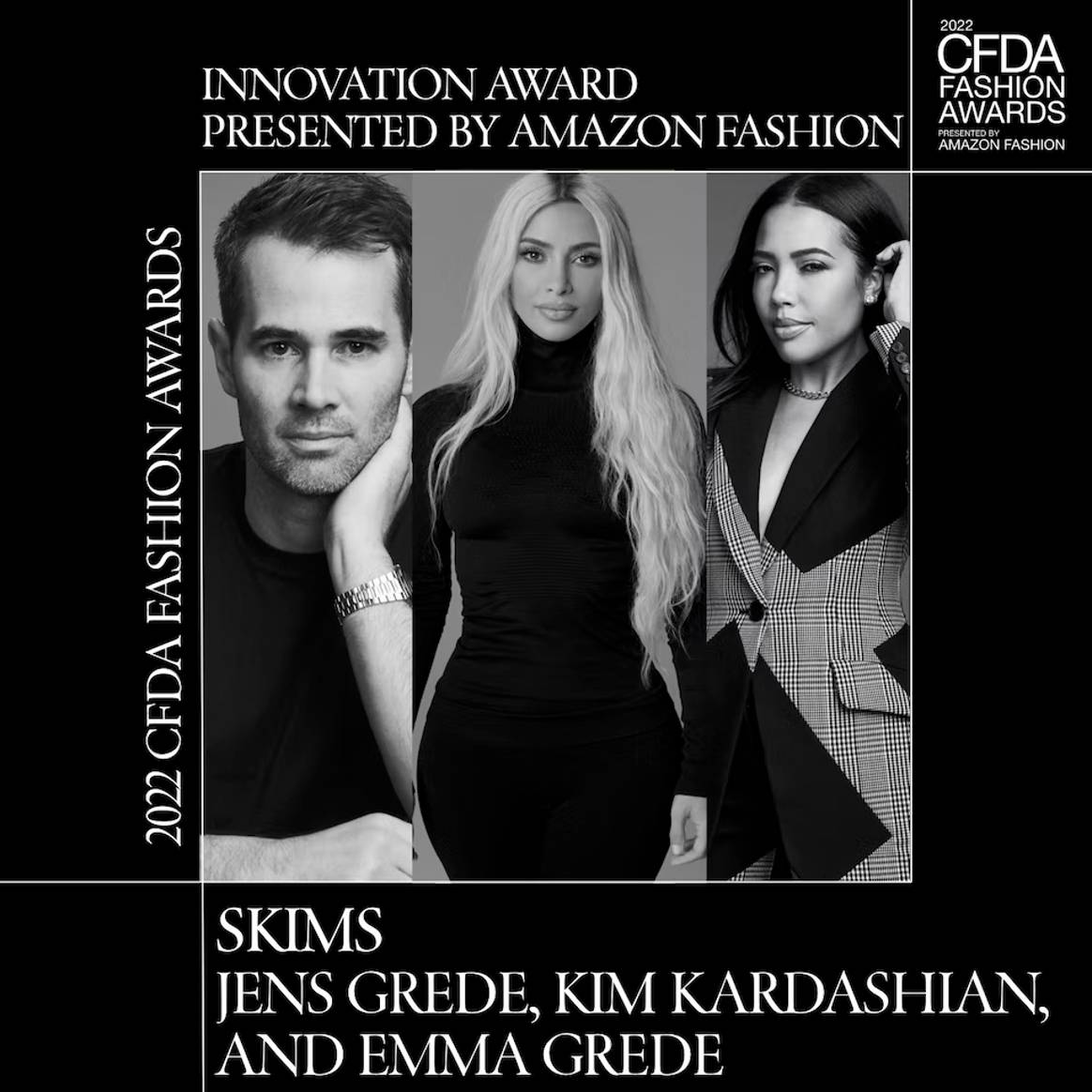 Image: CFDA, Amazon Fashion Innovation Award - Skims