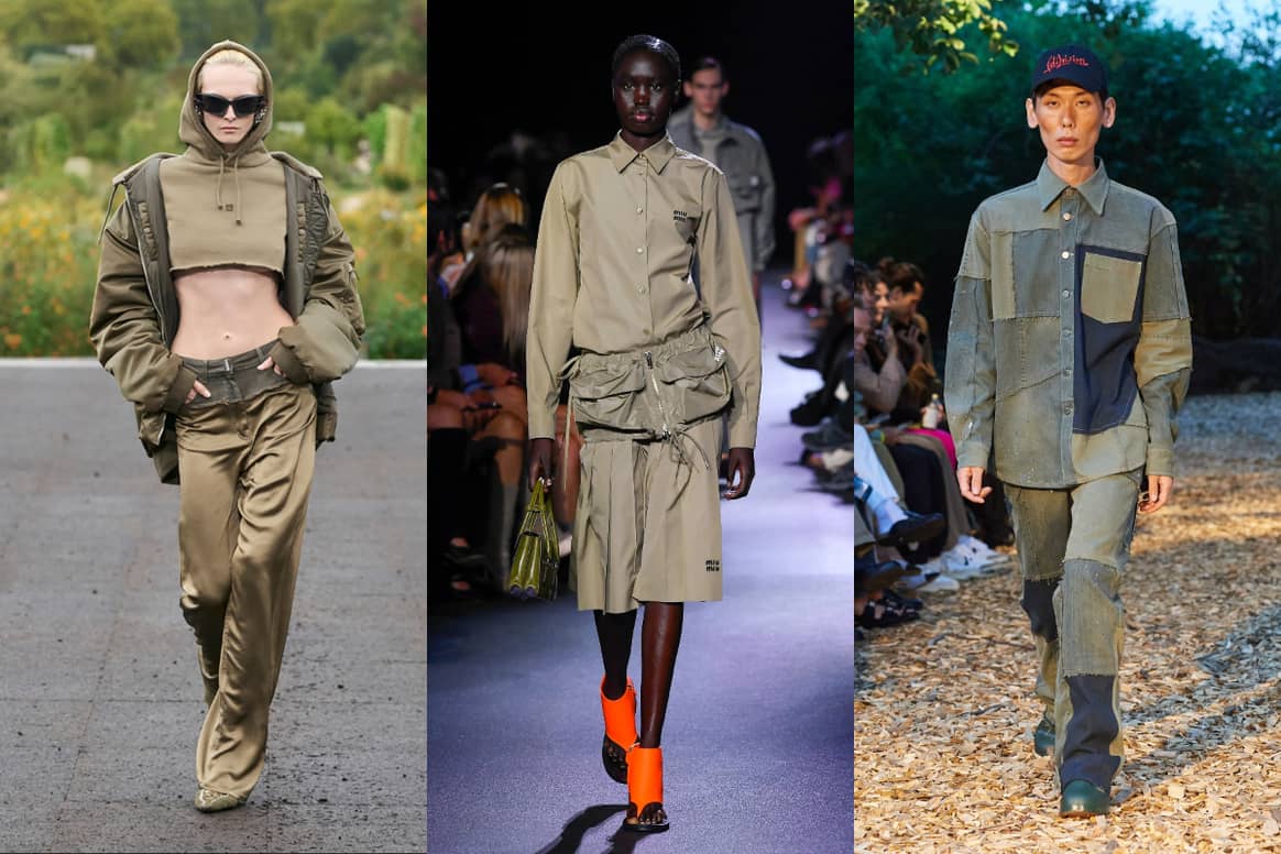 SS23 Collections. (From left) Image: Givenchy, Miu Miu, (di) vision