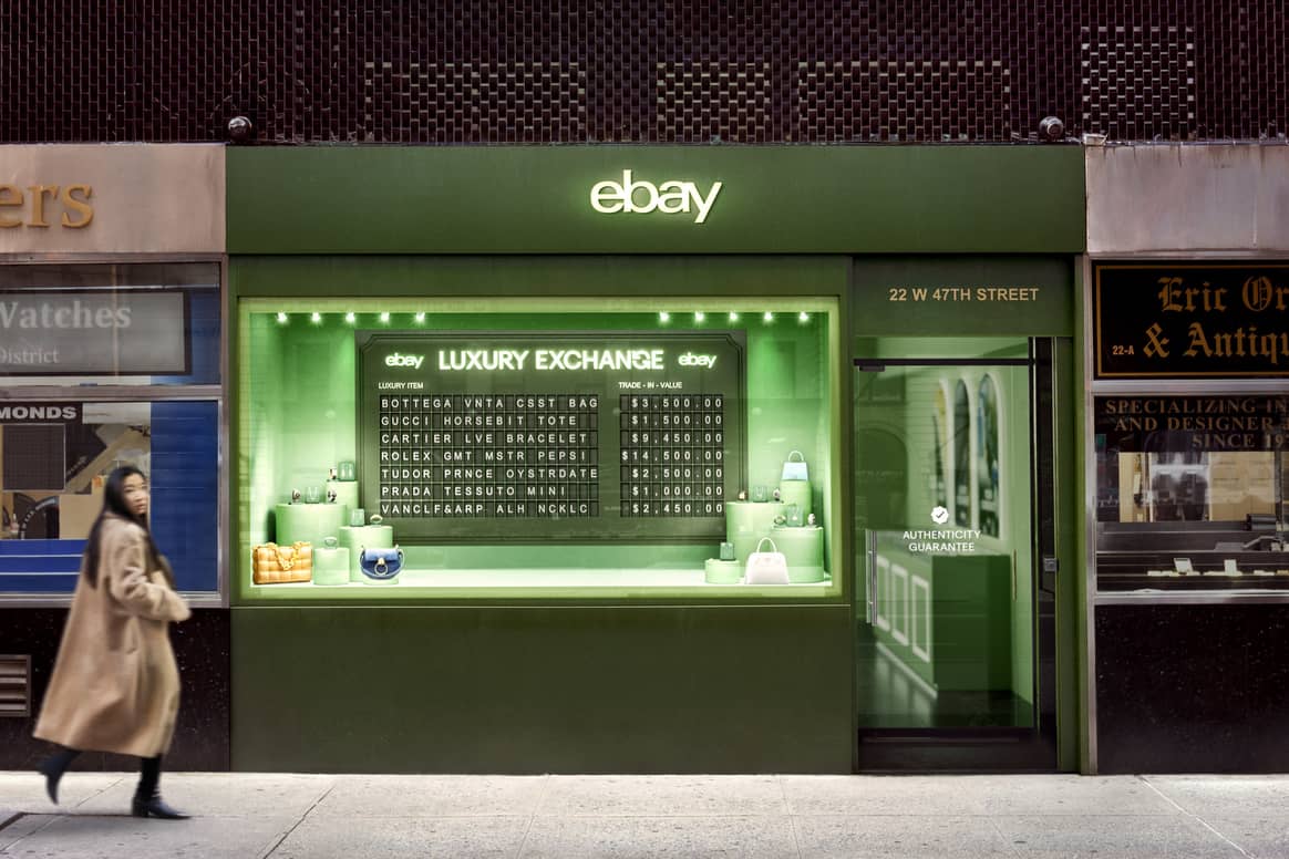 Ebay's Luxury Exchange NYC. Image: Ebay