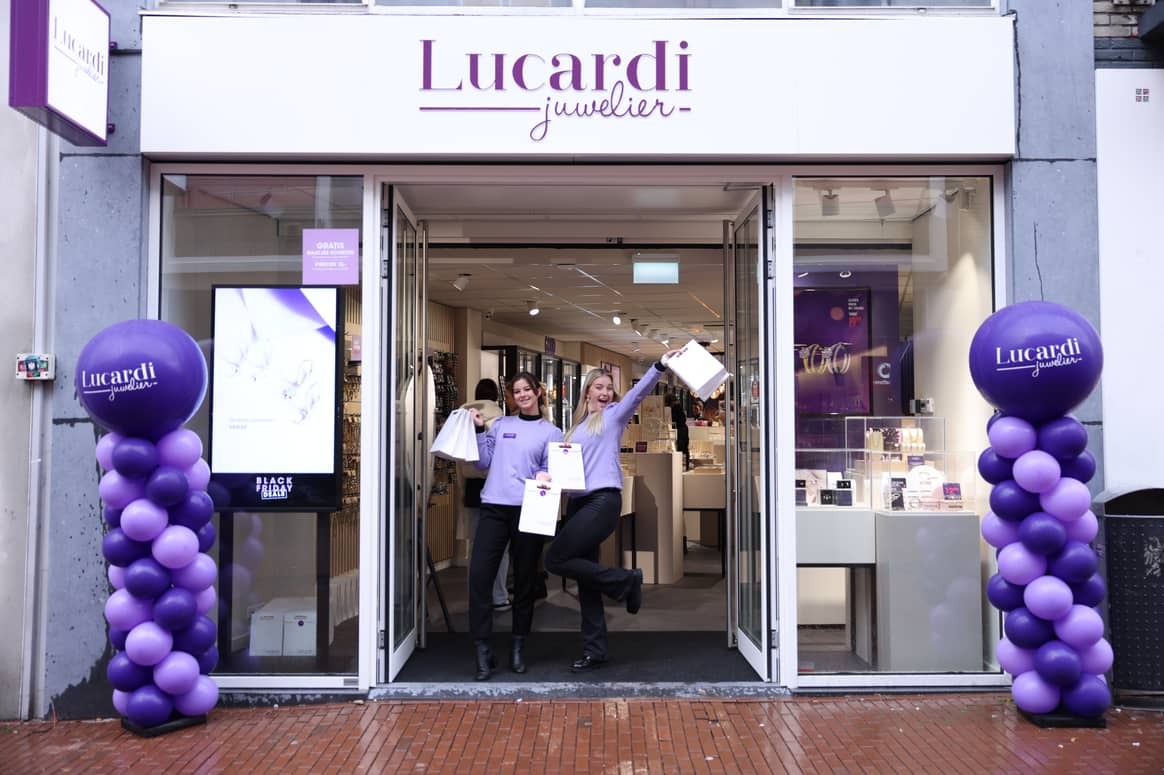 Het nieuwe winkelconcept van Lucardi. Beeld via Lucardi