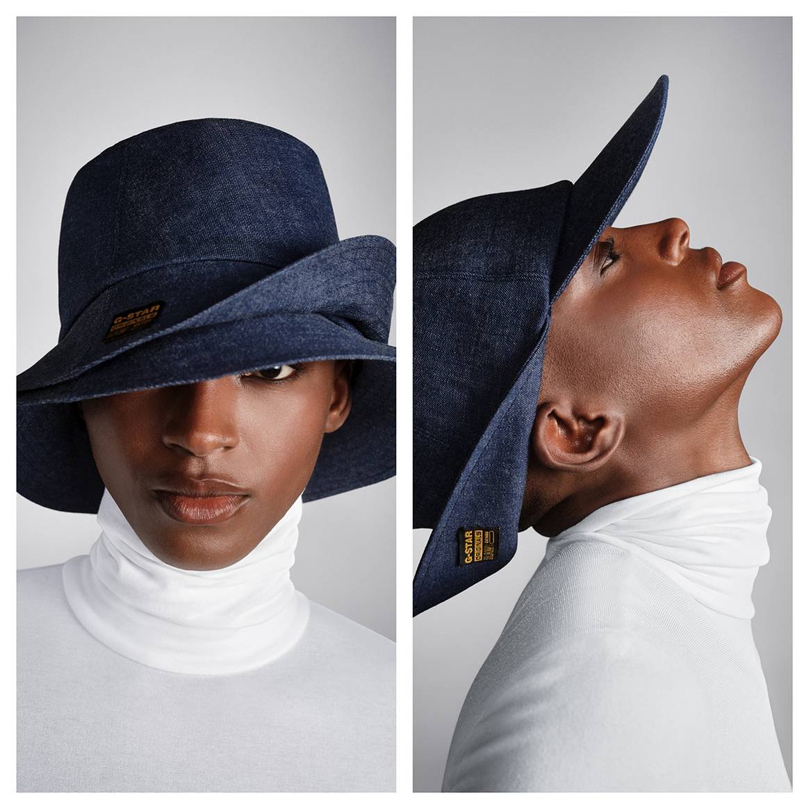 G-Star RAW and master milliner Stephen Jones join forces to create denim headwear