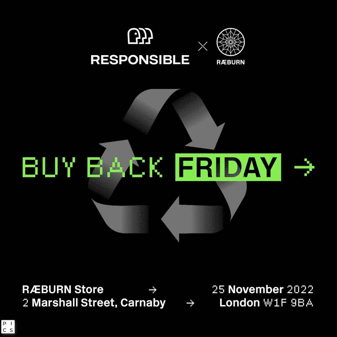 Buy Back Friday. Image: Raeburn