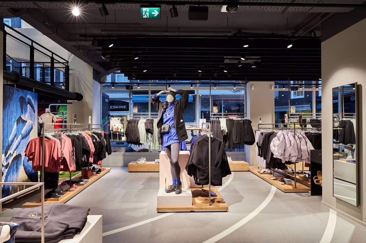 De nieuwe Adidas flagshipstore in Amsterdam. Beeld via Adidas