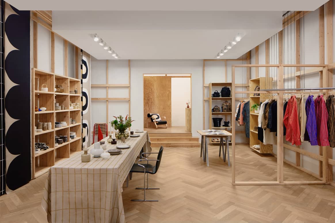 Marimekko's new store concept at its New York location.