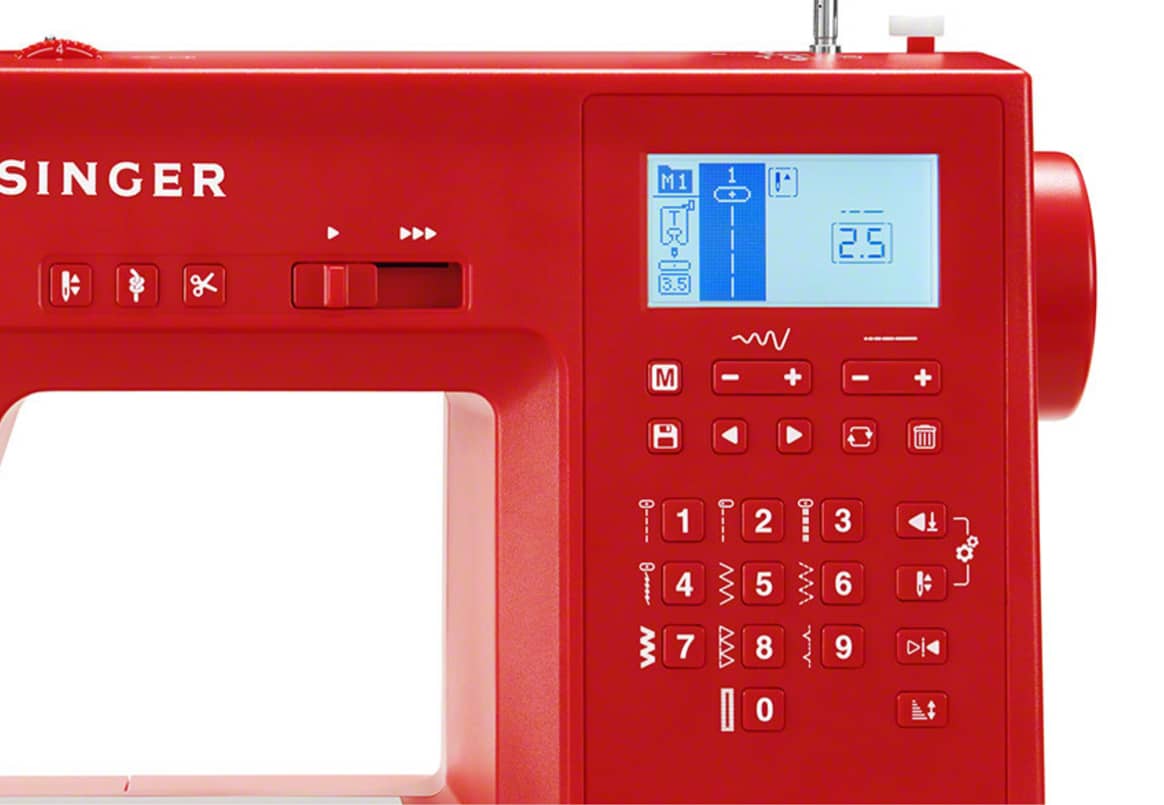 Singer x Supreme sewing machine with LED panel