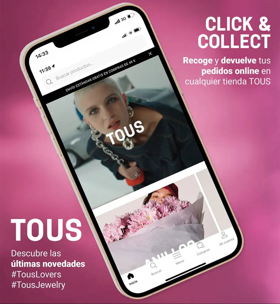 Photo Credits: Front-end de la nueva App móvil de Tous. App Store.