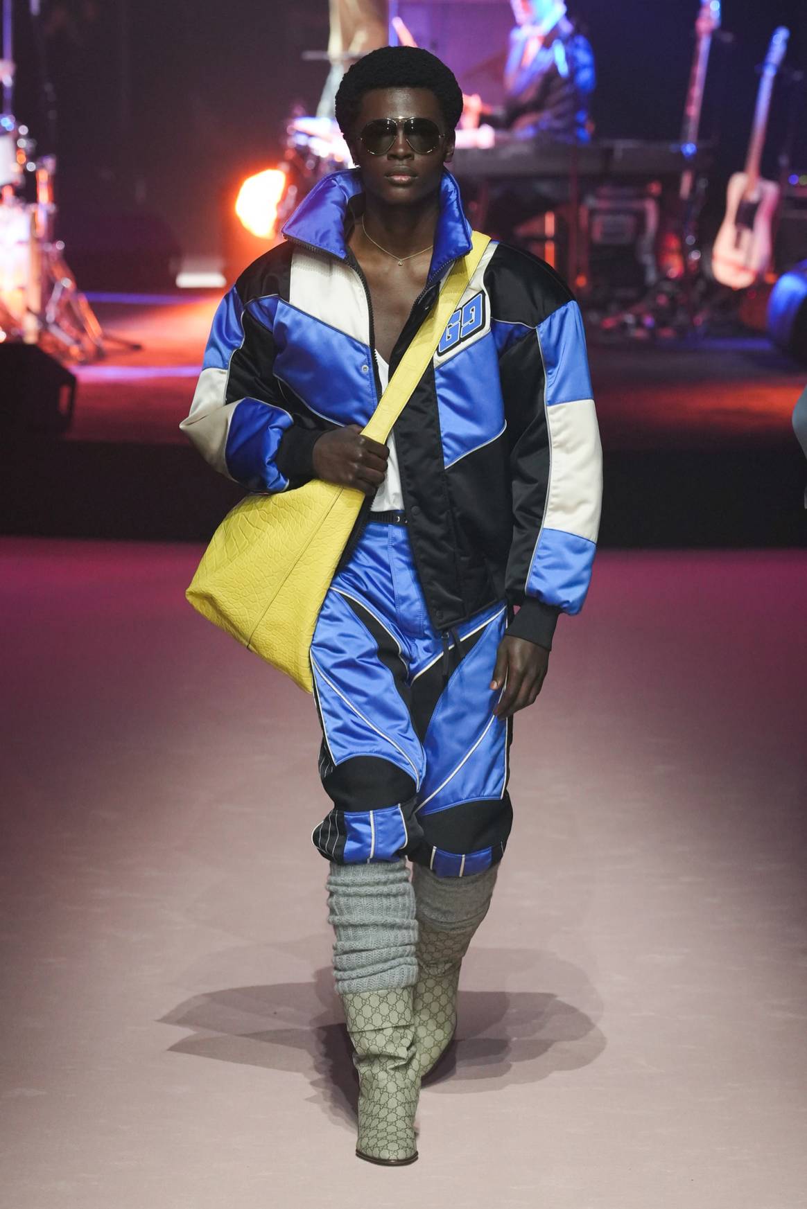 Image: Gucci Men's FW23 Look 39, via Launchmetrics Spotlight
