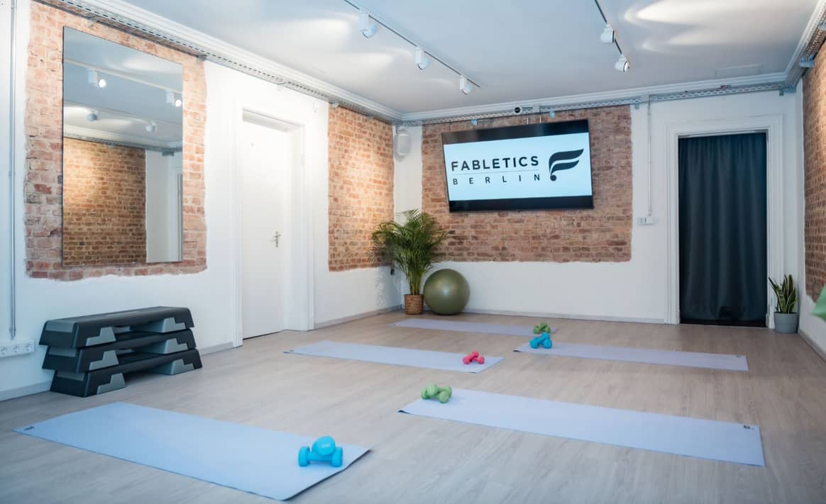 Das neue Fabletics Studio in Berlin. Bild: Fabletics