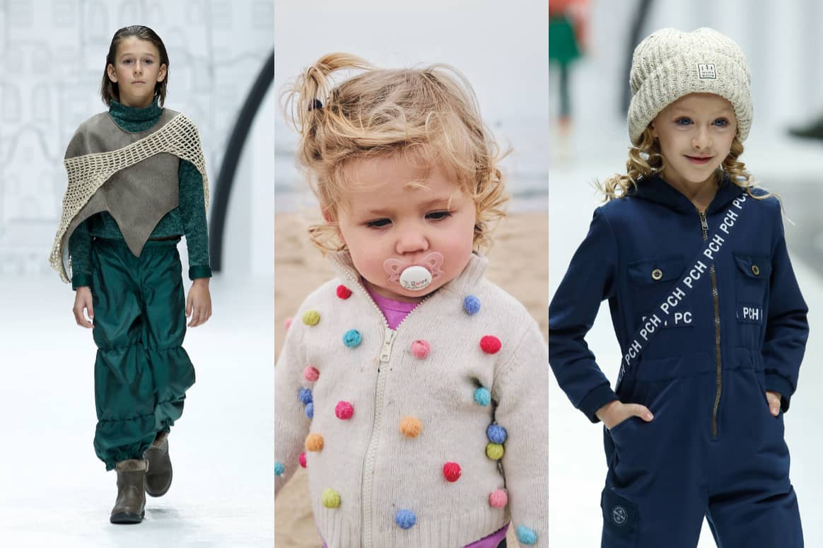 Omni: Adaptable design, kidswear trends AW23. (From left)
BabyKid Spain and FIMI 2023, Unsplash and BabyKid Spain and FIMI 2023