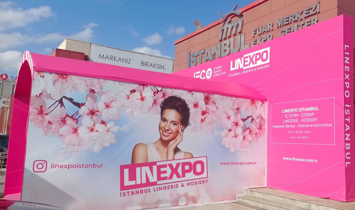 Entrance to LinExpo for lingerie and hosiery in Halls 9 & 10. Image: FashionUnited