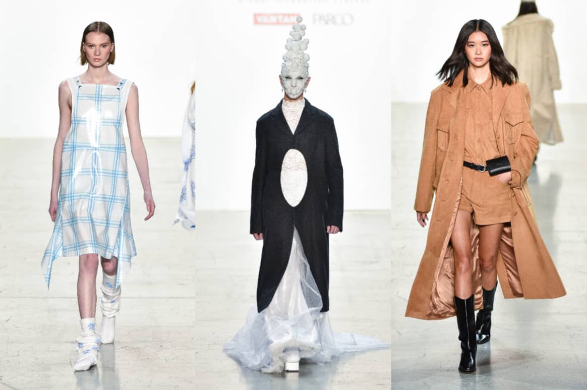 This season's finale of the Asia Fashion Collection at NYFW. From left to right: Saika FW23, Asato FW23, FromWhere FW23. All photographs by Fernando Colon for the AFC.