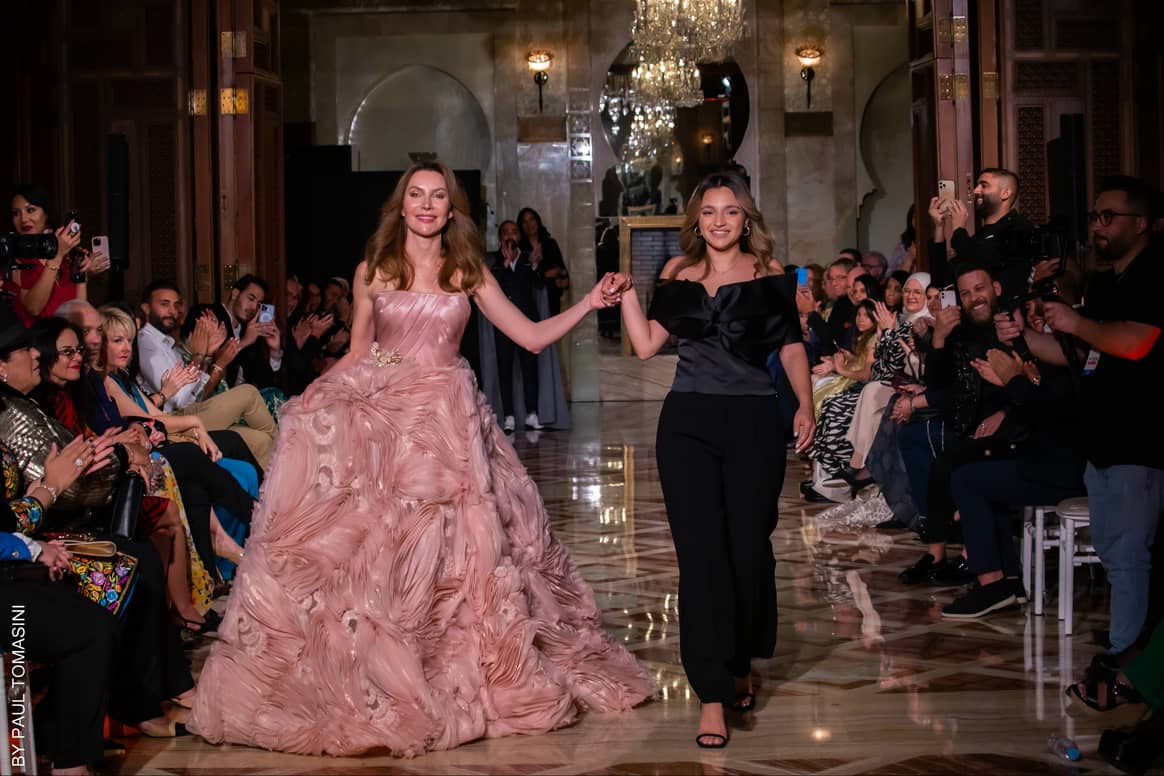 Image: On the right, designer and winner of the contest: Donia Shehadeh | Credit: Paul Tomasini
