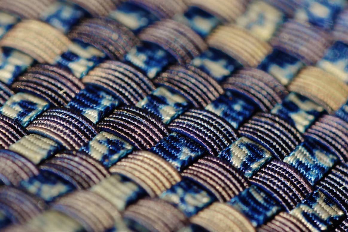Here you can see a close-up of a woven fabric. Credit: via Pexels/Pixabay.