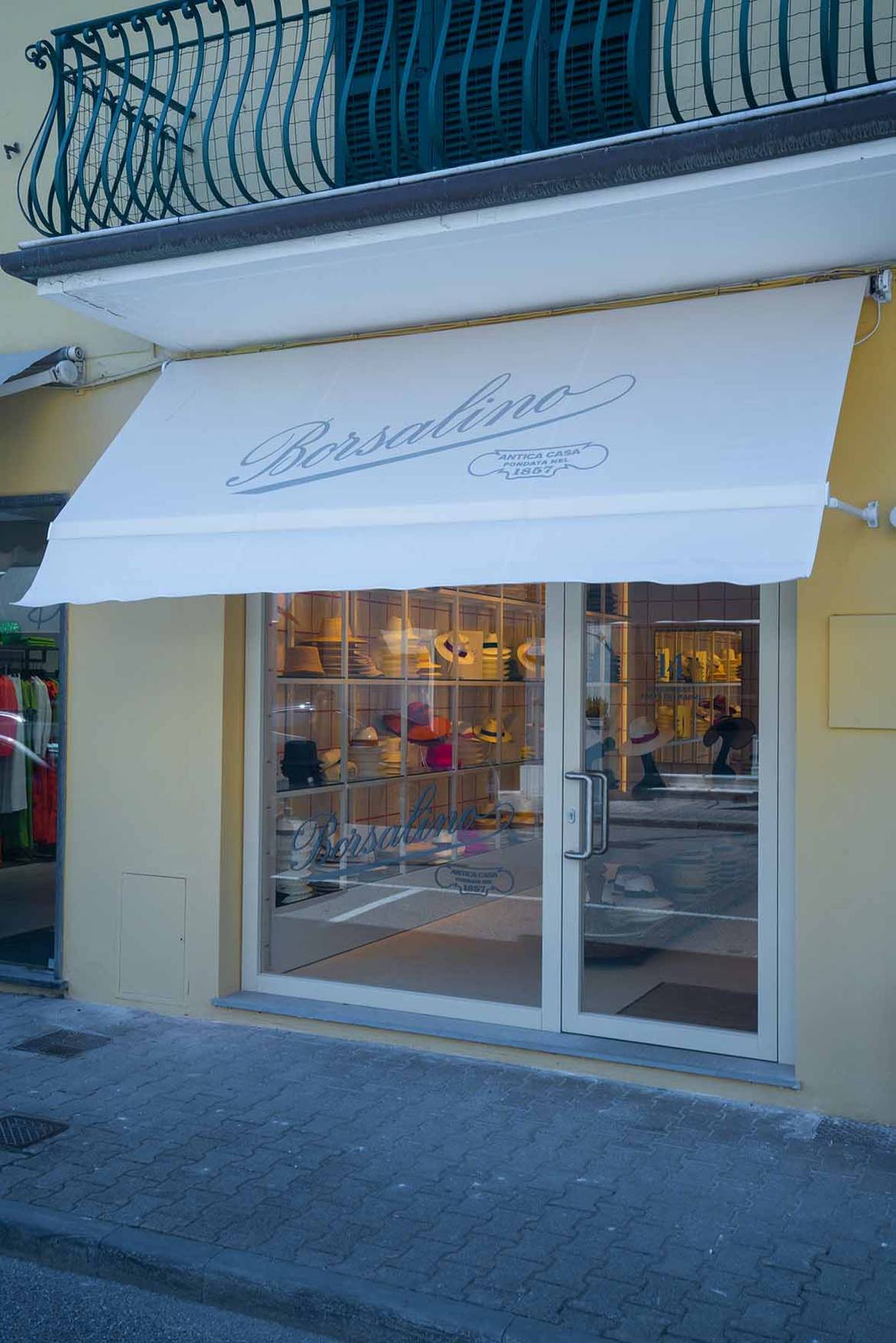 Borsalino, la boutique di Forte dei Marmi, courtesy of Borsalino