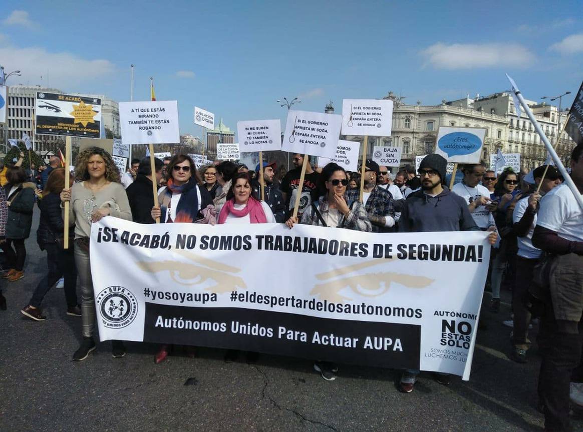 Photo Credits: Manifestación convocada por Aupa. Fotografía de archivo.