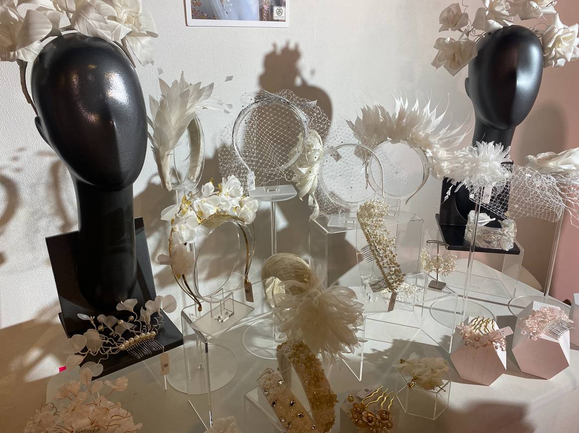 French trained artisan showcases accessories at Melange de Blanc bridal pop-up