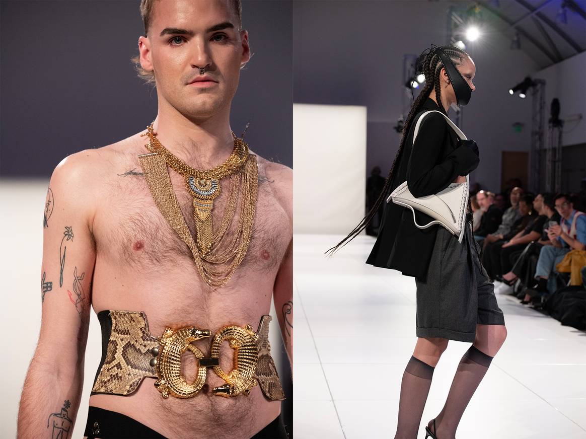 Fashion accessory design graduate collections from CCS, April 2023
