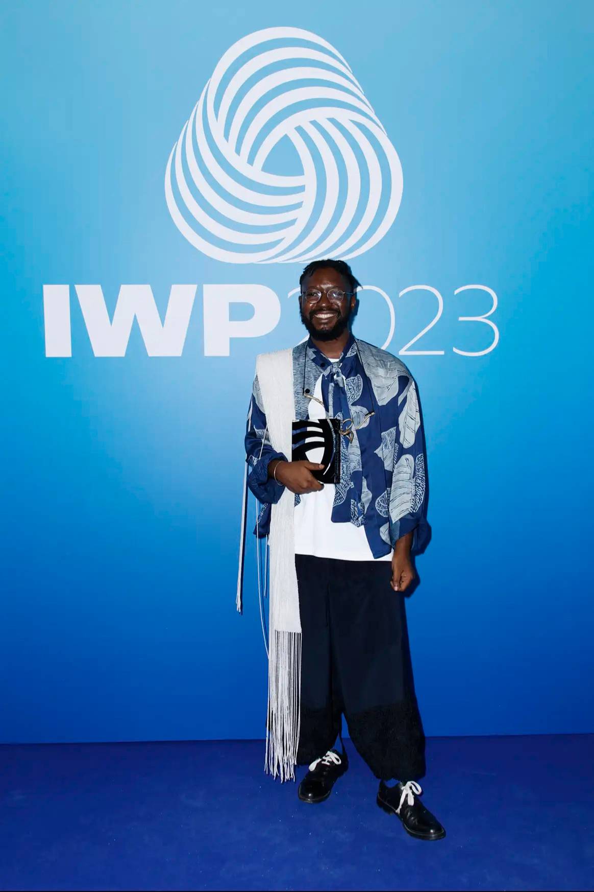 Photo Credits: Adeju Thompson, director creativo de Lagos Space Programme, firma de moda ganadora del IWP 2023. Woolmark Prize, página oficial.