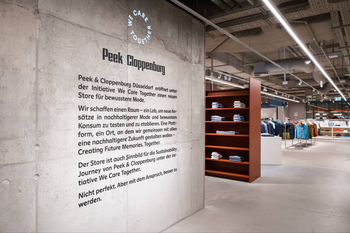 ‚Conscious Fashion Store‘ von Peek & Cloppenburg. Fotocredit: Peek & Cloppenburg KG, Düsseldorf