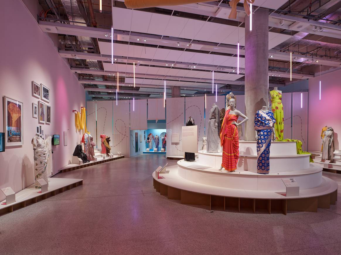 Image: Design Museum by Andy Stagg; The Offbeat Sari exhibition