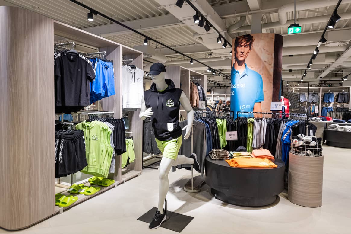 Activewear im C&A-Store in Leidschendam. Bild: C&A