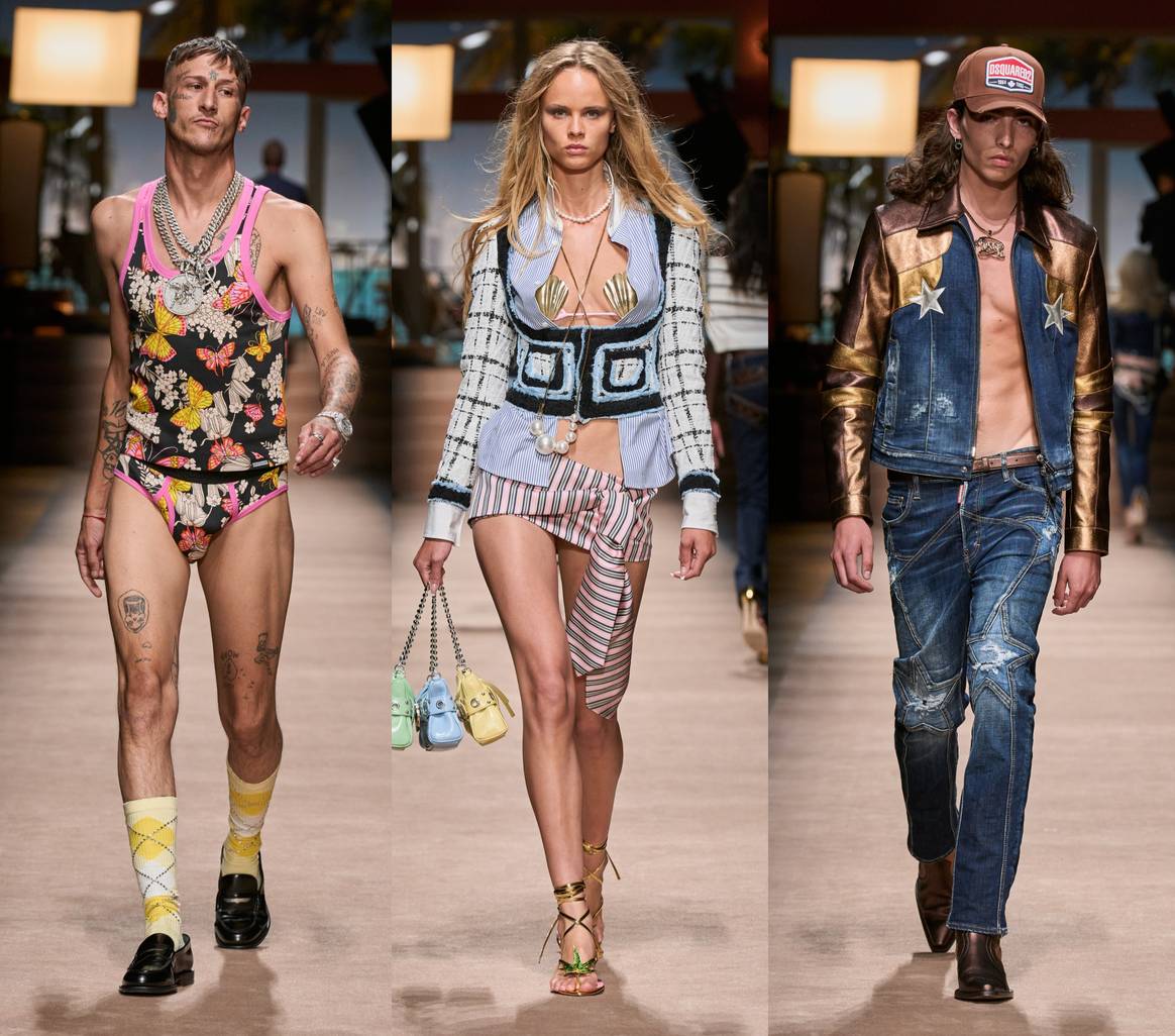 DSQUARED2 SS24. Courtesy of DSQUARED2