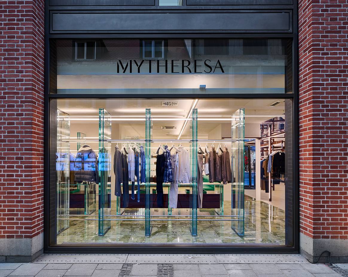 Boutique Mytheresa Menswear à Munich. Crédit photo : Mytheresa