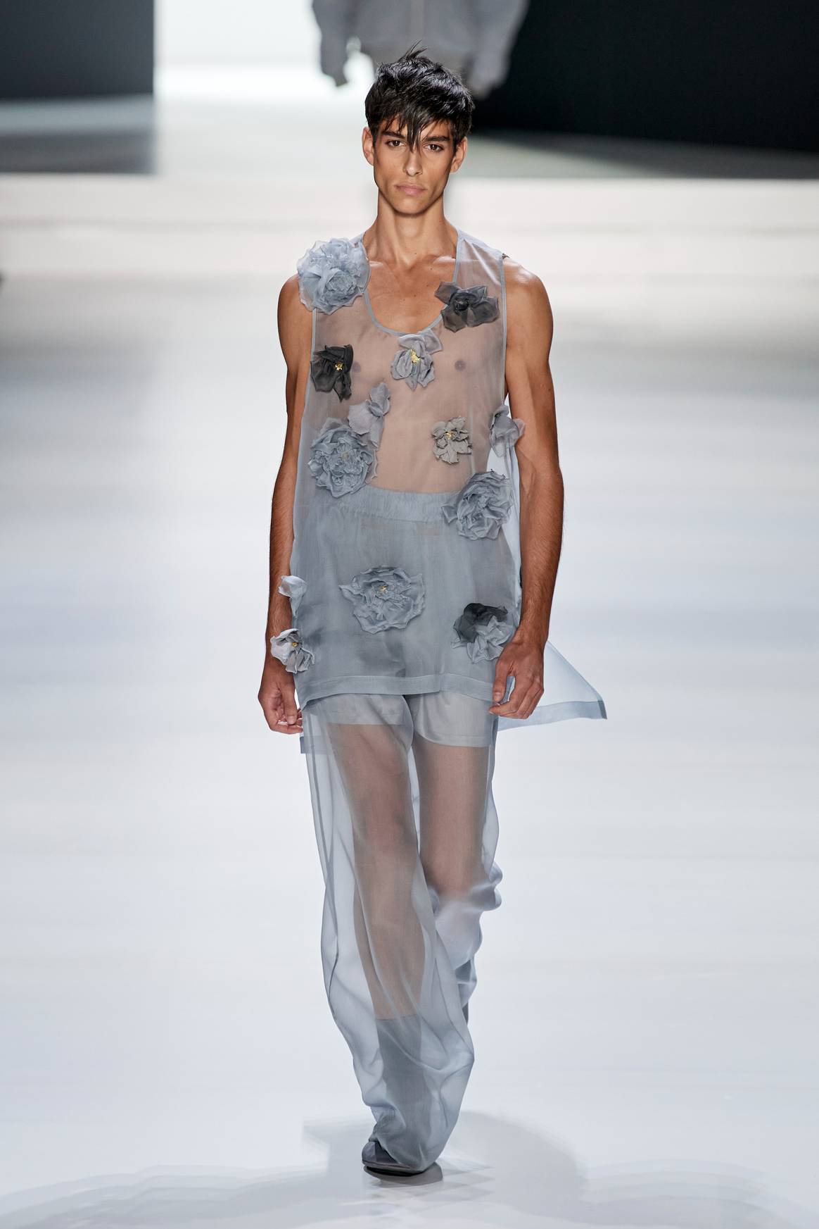 Imagen colección SS24 de Dolce & Gabbana en la Semana de la Moda Masculina de Milán, por cortesía de Launchmetrics Spotlight