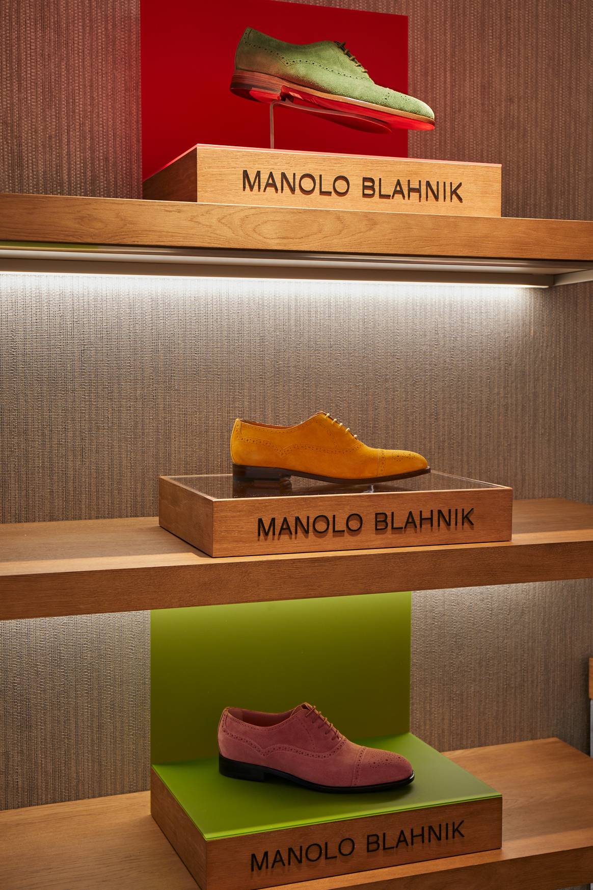 Credits: Image: Manolo Blahnik; Manolo Blahnik men’s footwear pop-up at Harrods