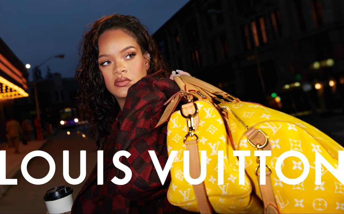 Rihanna für Louis Vuittons SS24-Menswear-Kampagne