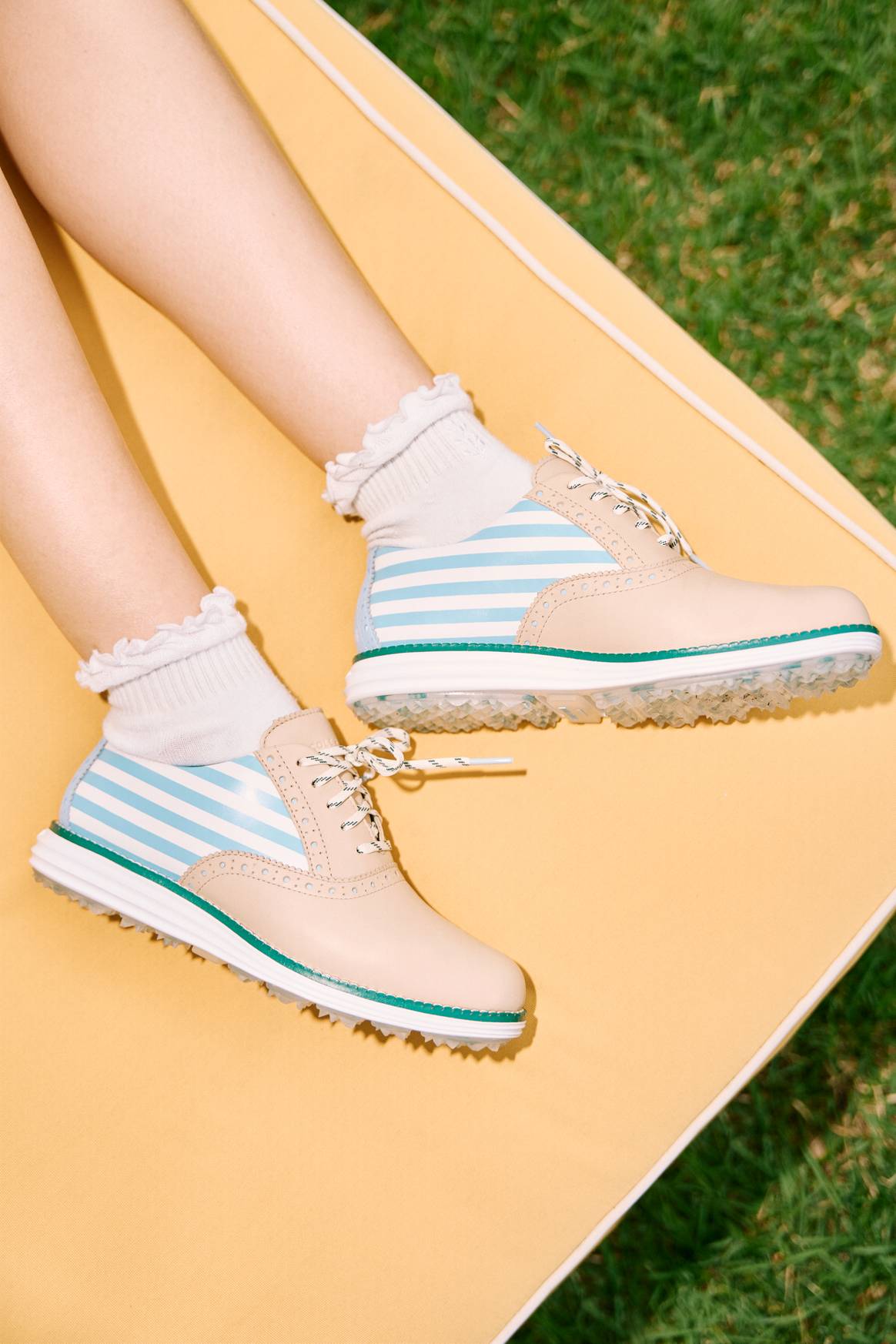 Credits: Image: Cole Haan; Cole Haan x Byrdie Golf Social Wear collection, ØriginalGrand Shortwing Golf Shoe