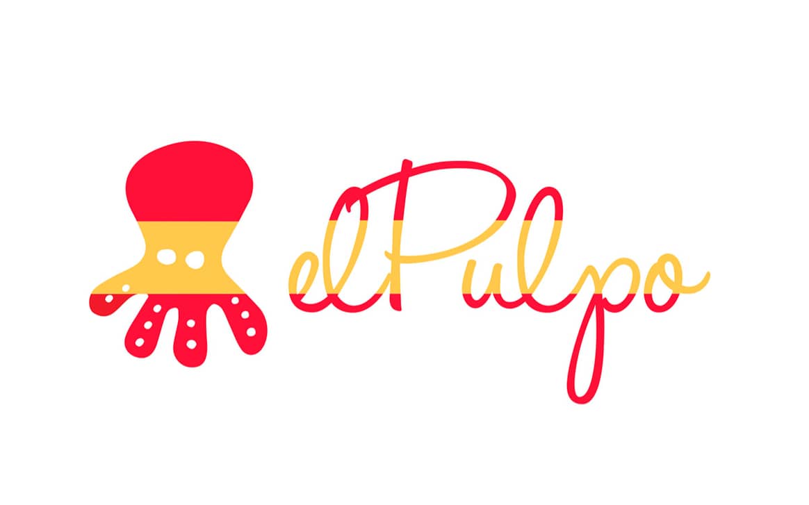 Créditos: Logotipo de El Pulpo con los colores de la bandera nacional de España. Imagen de cortesía.