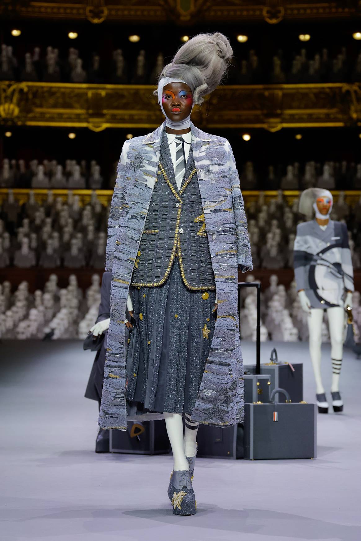 Créditos: Thom Browne, primera colección de Alta Costura, para la temporada Otoño/Invierno FW23. Fotografía de cortesía.