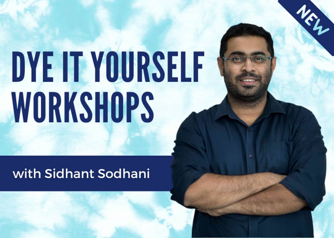 Natural dye workshops will be offered on the floor of Texworld NYC by Sidhant Sodhani