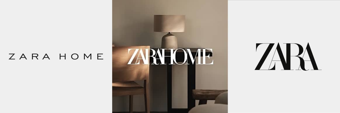 Imagen comparativa (de izquierda a derecha): antiguo logo Zara Home, nuevo logo Zara Home y logo de Zara