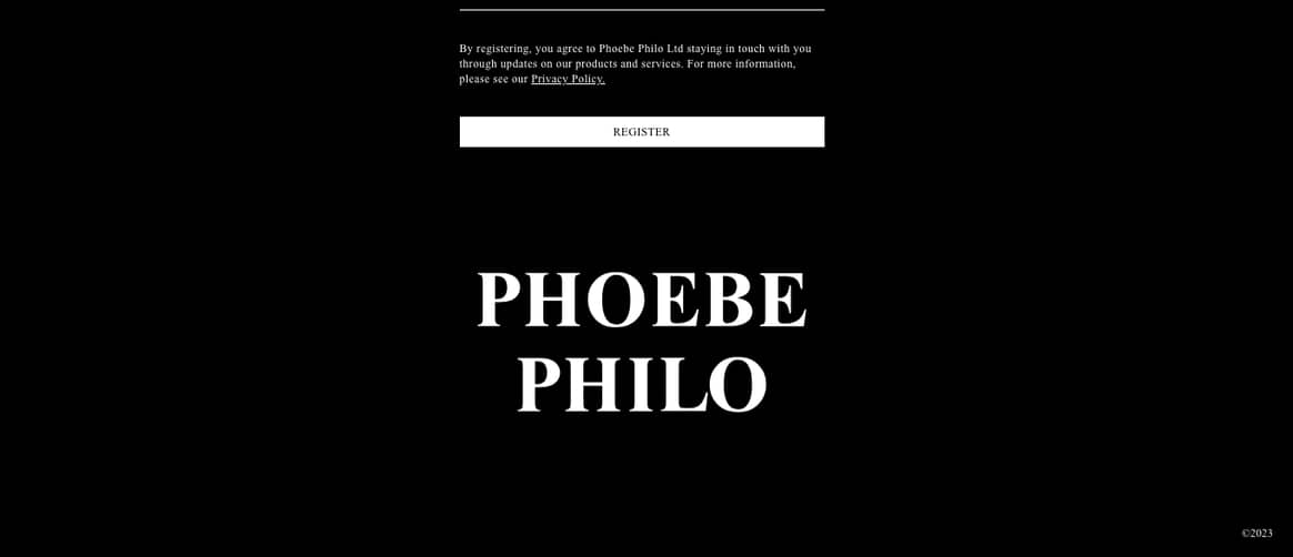 Phoebe Philo lance un site dédié à sa marque éponyme