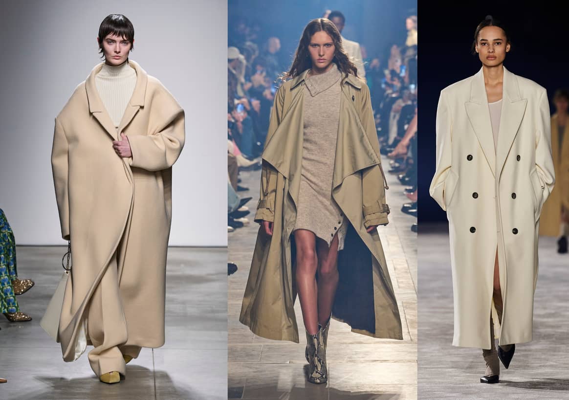 (From left to right) Calcaterra, Isabel Marant, Ami, AW23/24.