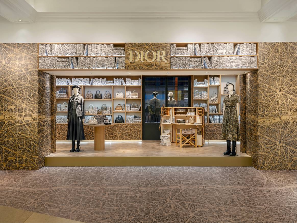 Dior pop-up at Harrods. Credits: Dior.
