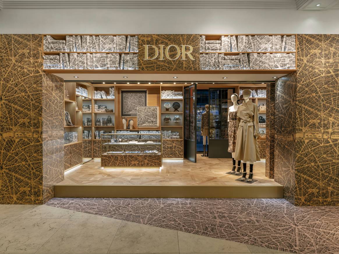 Dior pop-up at Harrods. Credits: Dior.
