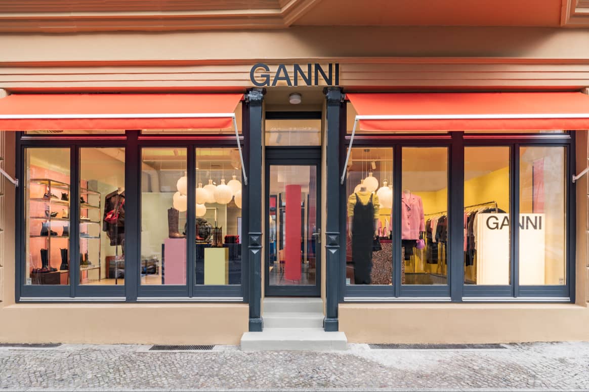 Ganni Berlin flagship store.