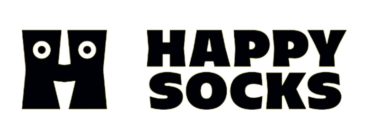 Das neue Logo von Happy Socks