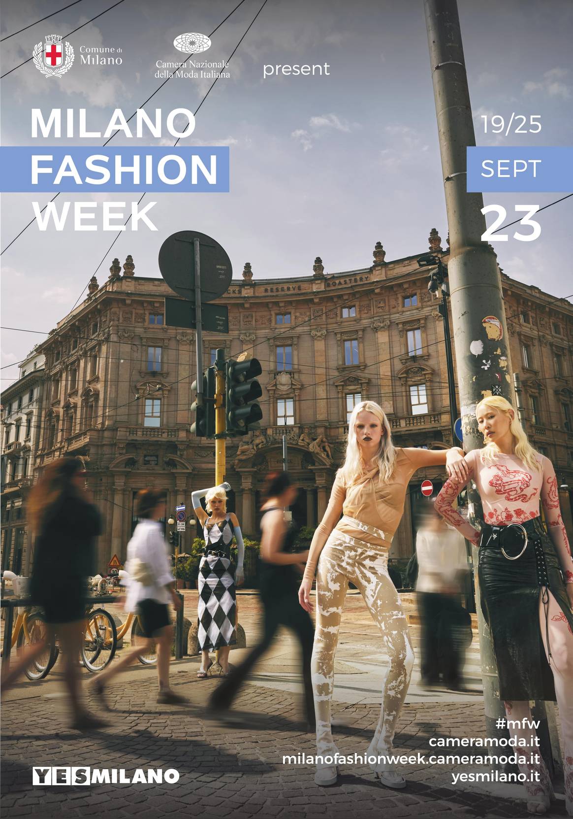 Campagna Milano fashion week SS24