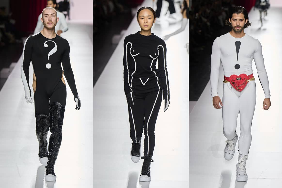 Créditos: Moschino, colección Primavera/Verano 2024 (cuarto acto por Katie Grand) presentada en Milan Fashion Week. Spotlight Launchmetrics.