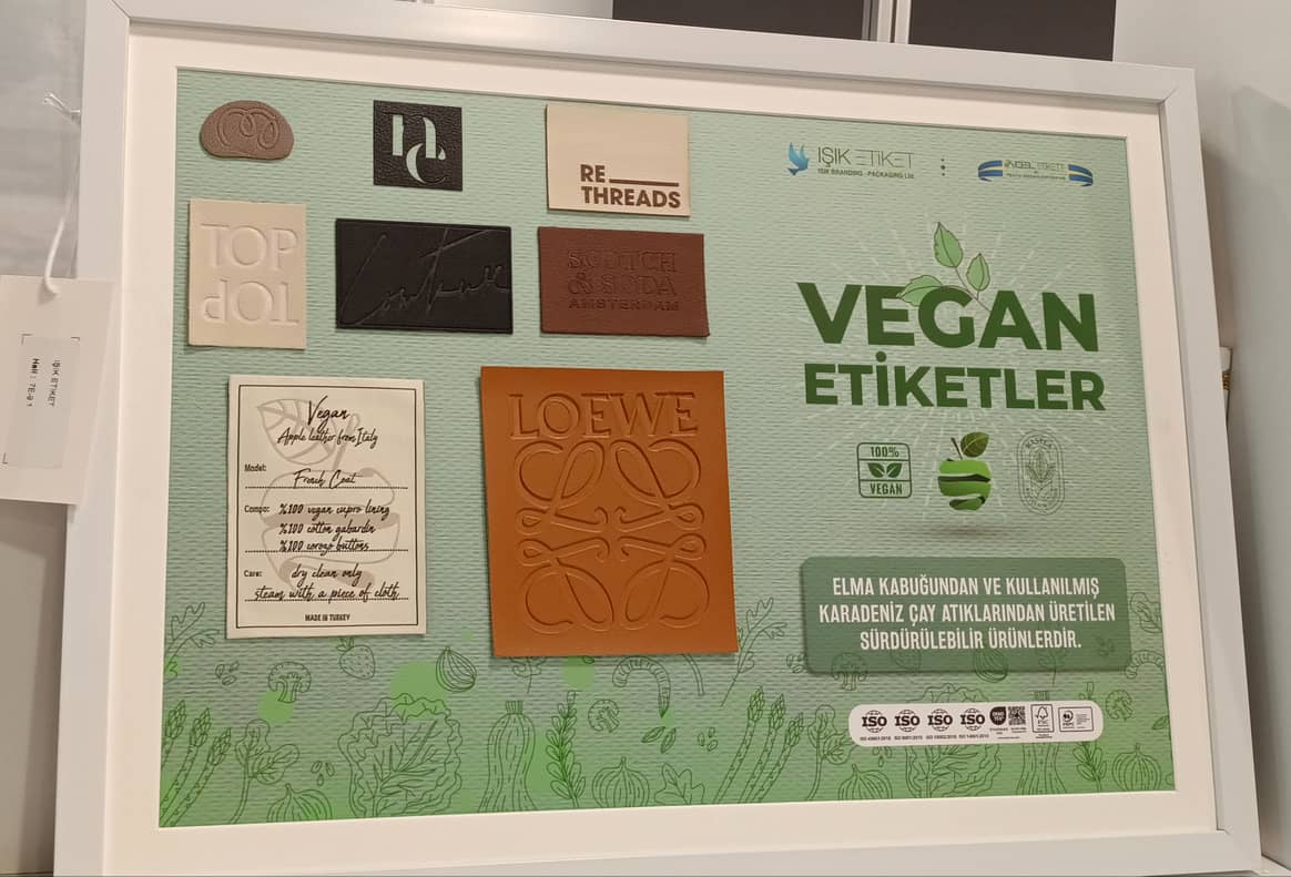 Vegane Bekleidungsetiketten. Bild: FashionUnited