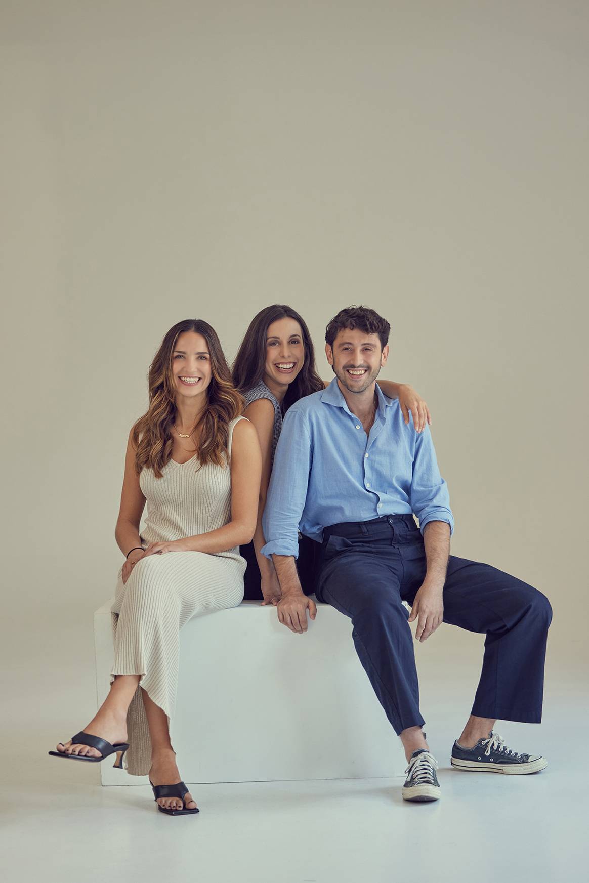Mónica Rodríguez, Marta Iglesias y Gonzalo Sáenz, cofundadores de Recovo.